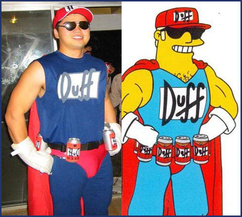 Duffman Costume